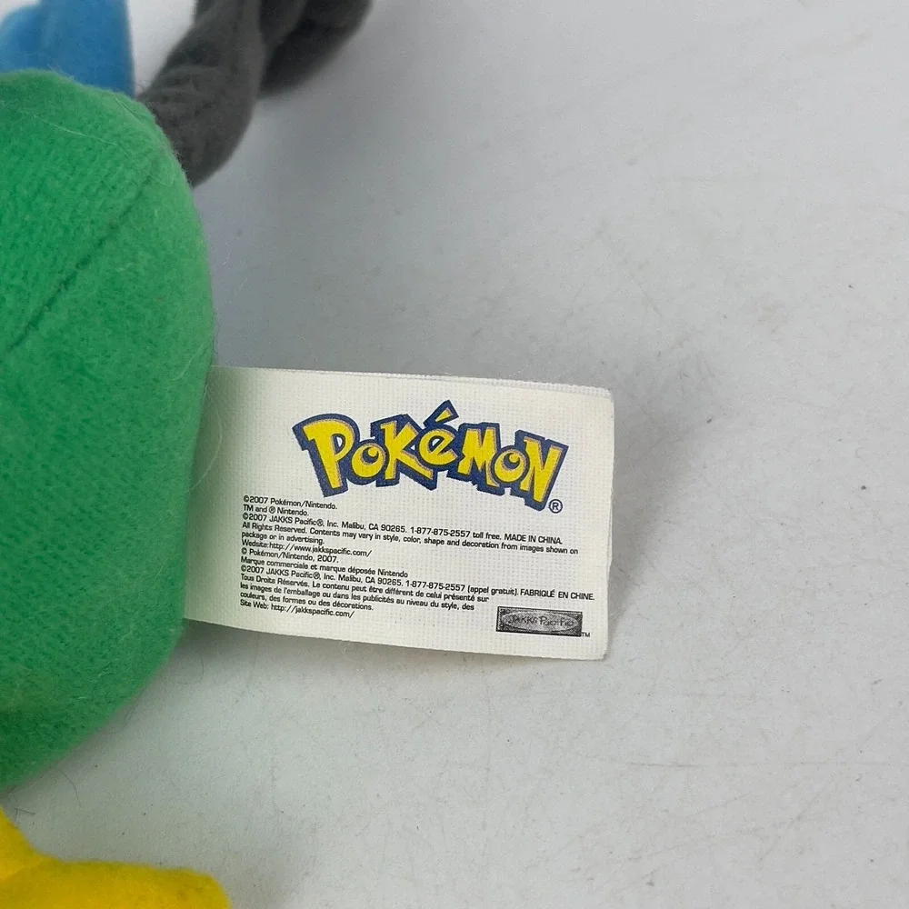 Jakks Pacific 2007 Pokemon Chatot‎ Colorful Bird Parrot Plush 6